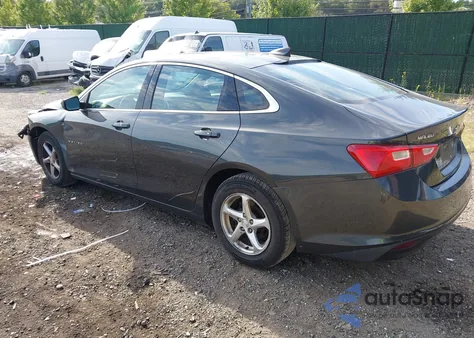 2017 Chevrolet Malibu Ls z USA, uszkodzony, nr VIN 1G1ZB5ST3HF167184